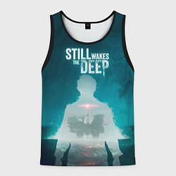 Мужская майка без рукавов Still wakes the deep силуэт