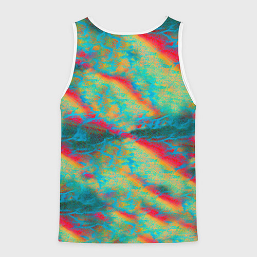 Мужская майка без рукавов Нирвана nevermind / 3D-Белый – фото 2