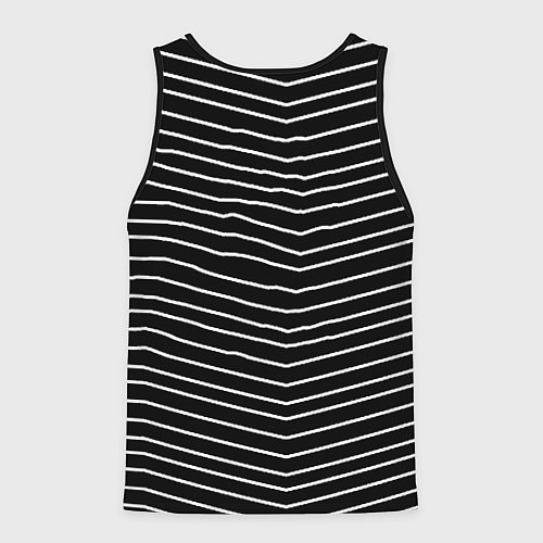 Мужская майка без рукавов Thirty Seconds to Mars pattern optic / 3D-Черный – фото 2