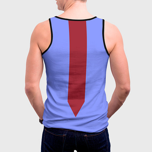 Мужская майка без рукавов Красная стрелка / 3D-Черный – фото 4