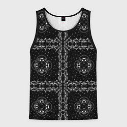 Мужская майка без рукавов Трефовая масть узор