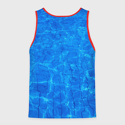 Мужская майка без рукавов Боль сегодня - победа завтра / 3D-Красный – фото 2