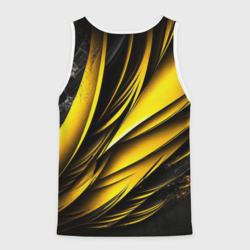 Мужская майка без рукавов Пикачу на красном мотоцикле / 3D-Белый – фото 2