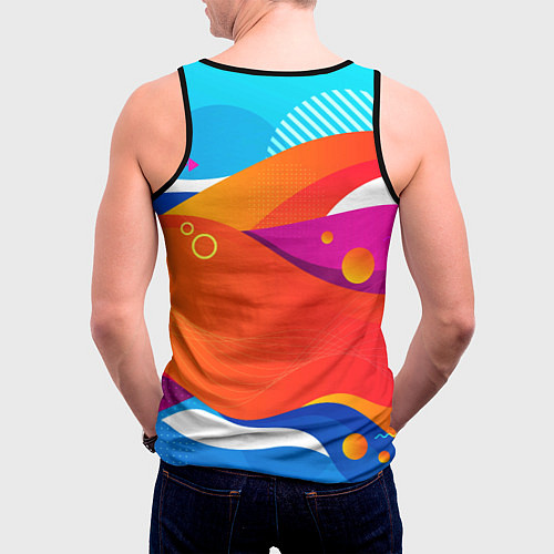 Мужская майка без рукавов Пикачу в стиле зомби / 3D-Черный – фото 4