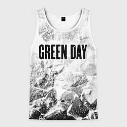 Мужская майка без рукавов Green Day white graphite