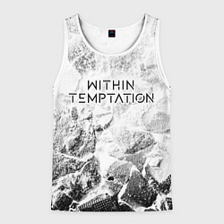 Мужская майка без рукавов Within Temptation white graphite