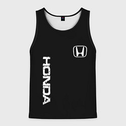 Мужская майка без рукавов Honda white logo auto