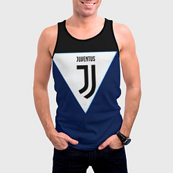 Майка-безрукавка мужская Juventus sport geometry color, цвет: 3D-черный — фото 2