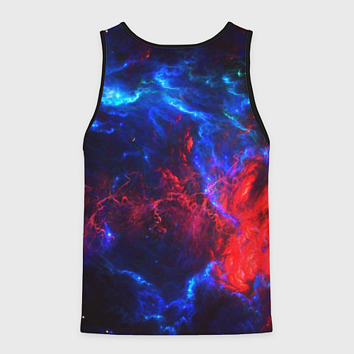 Мужская майка без рукавов AC DC space / 3D-Черный – фото 2