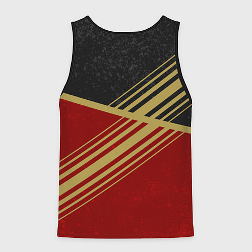 Мужская майка без рукавов Советский - Герб СССР / 3D-Черный – фото 2