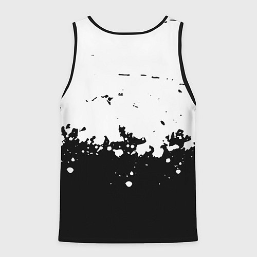Мужская майка без рукавов Рокстар краски / 3D-Черный – фото 2