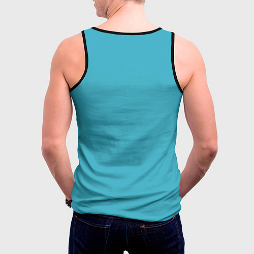 Мужская майка без рукавов Мускулистый Пикачу в шортах / 3D-Черный – фото 4