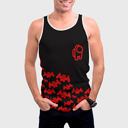 Майка-безрукавка мужская Маршмеллоу амонг ас, цвет: 3D-белый — фото 2