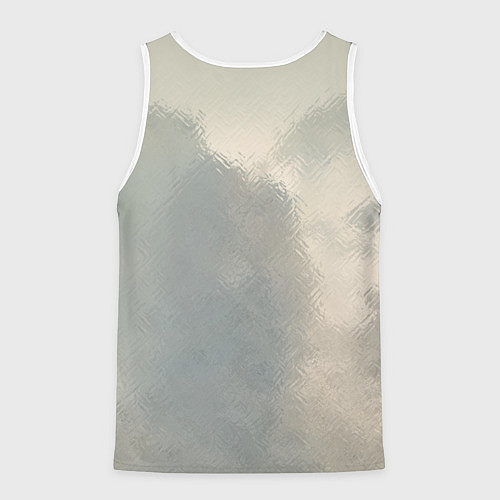 Мужская майка без рукавов Кибернетическая девушка воин / 3D-Белый – фото 2