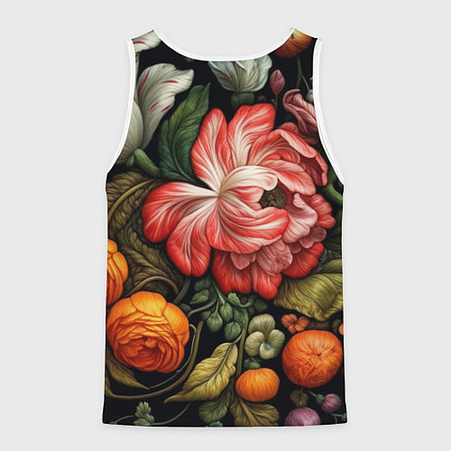 Мужская майка без рукавов Набивной рисунок / 3D-Белый – фото 2