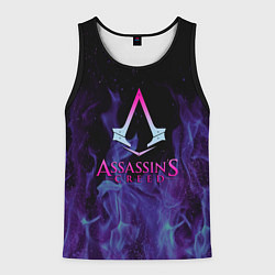 Мужская майка без рукавов Assassins Creed flame