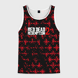 Майка-безрукавка мужская Red dead redemption x farcry pattern, цвет: 3D-белый