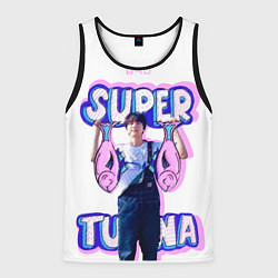 Майка-безрукавка мужская BTS Super Tuna, цвет: 3D-черный