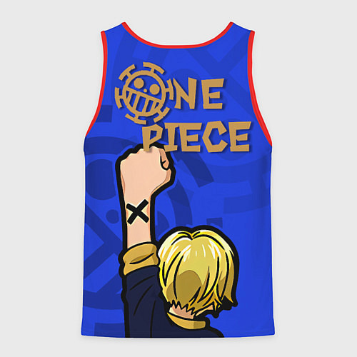 Мужская майка без рукавов One Piece Sanji / 3D-Красный – фото 2