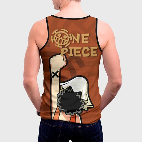 Мужская майка без рукавов One Piece Usopp / 3D-Черный – фото 4