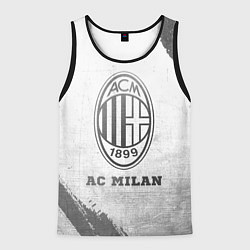 Мужская майка без рукавов AC Milan - white gradient