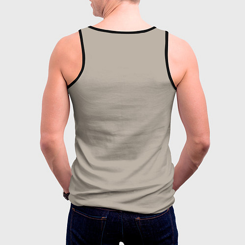 Мужская майка без рукавов Стрелок Юсуф Дикеч и цитата Хэмингуэя: если начал / 3D-Черный – фото 4