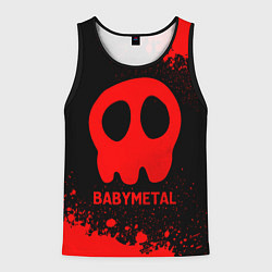 Мужская майка без рукавов Babymetal - red gradient