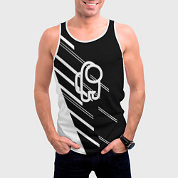 Майка-безрукавка мужская Among us pattern sport, цвет: 3D-белый — фото 2