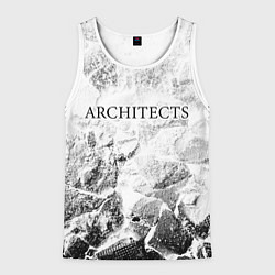 Майка-безрукавка мужская Architects white graphite, цвет: 3D-белый