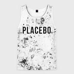 Майка-безрукавка мужская Placebo dirty ice, цвет: 3D-белый
