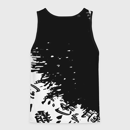 Мужская майка без рукавов Cyberpunk 2077 japan / 3D-Черный – фото 2