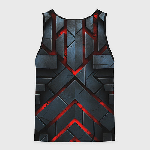 Мужская майка без рукавов Warhammer 40000 space marine 2 лого / 3D-Черный – фото 2