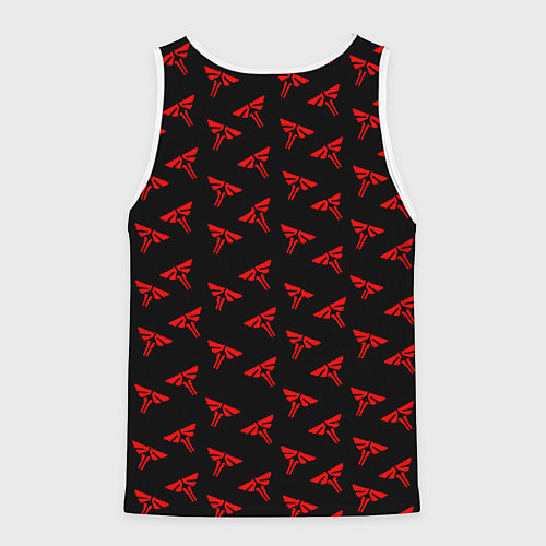 Мужская майка без рукавов The Last of Us pattern game / 3D-Белый – фото 2