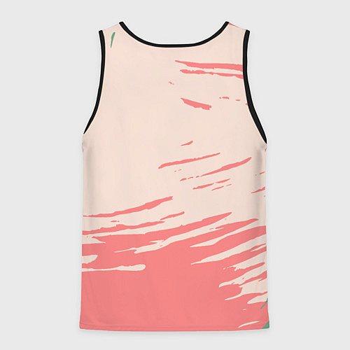 Мужская майка без рукавов Он и она - аниме / 3D-Черный – фото 2