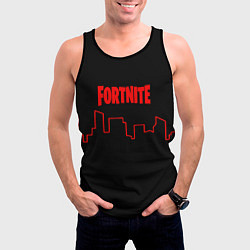 Майка-безрукавка мужская Fortnite urban, цвет: 3D-черный — фото 2