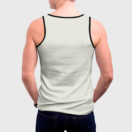 Мужская майка без рукавов David Bowie Rebel / 3D-Черный – фото 4