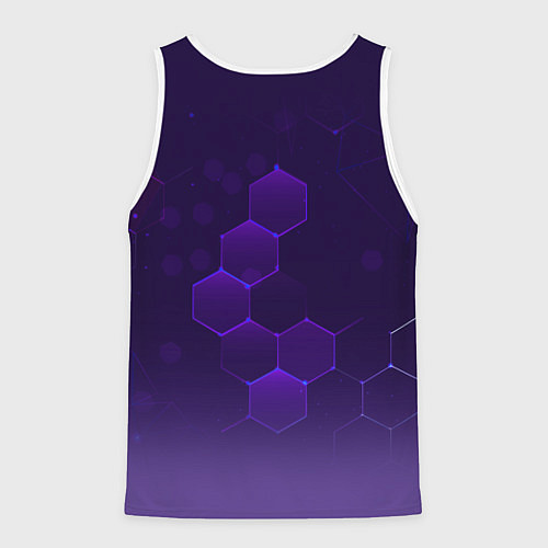 Мужская майка без рукавов Mascot - Astro Bot / 3D-Белый – фото 2