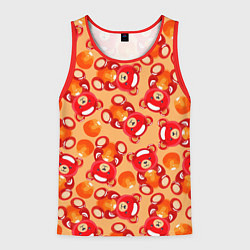 Мужская майка без рукавов Медовые мишки