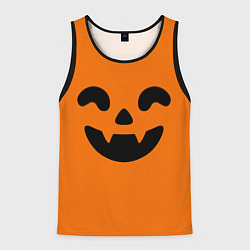 Мужская майка без рукавов Весёлая тыква верх