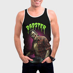 Майка-безрукавка мужская Dadster - zombie - на хэллоуин, цвет: 3D-белый — фото 2