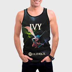 Майка-безрукавка мужская Deadlock Плющ, цвет: 3D-черный — фото 2