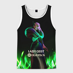 Майка-безрукавка мужская Lady Geist Deadlock, цвет: 3D-белый