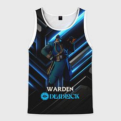 Майка-безрукавка мужская Deadlock Warden, цвет: 3D-белый