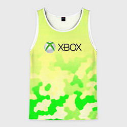 Майка-безрукавка мужская Xbox camo, цвет: 3D-белый