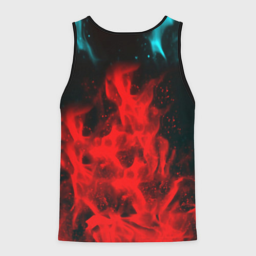 Мужская майка без рукавов Metro 2033 fire / 3D-Черный – фото 2