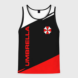 Майка-безрукавка мужская Umbrella corporation - resident evil, цвет: 3D-черный