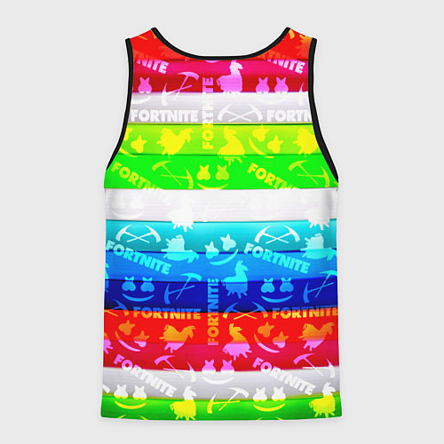 Мужская майка без рукавов Fortnite color line / 3D-Черный – фото 2