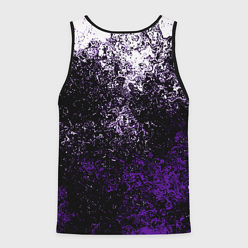 Мужская майка без рукавов Starcraft брызги красок / 3D-Черный – фото 2