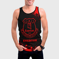 Майка-безрукавка мужская Everton - red gradient, цвет: 3D-черный — фото 2