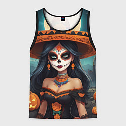 Мужская майка без рукавов Страшилки ведьмочка
